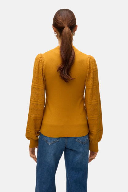 Trui met ronde hals geel - VERO MODA®