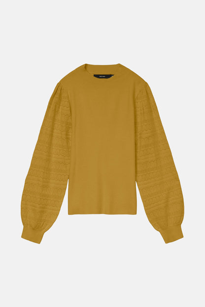 Trui met ronde hals geel - VERO MODA®