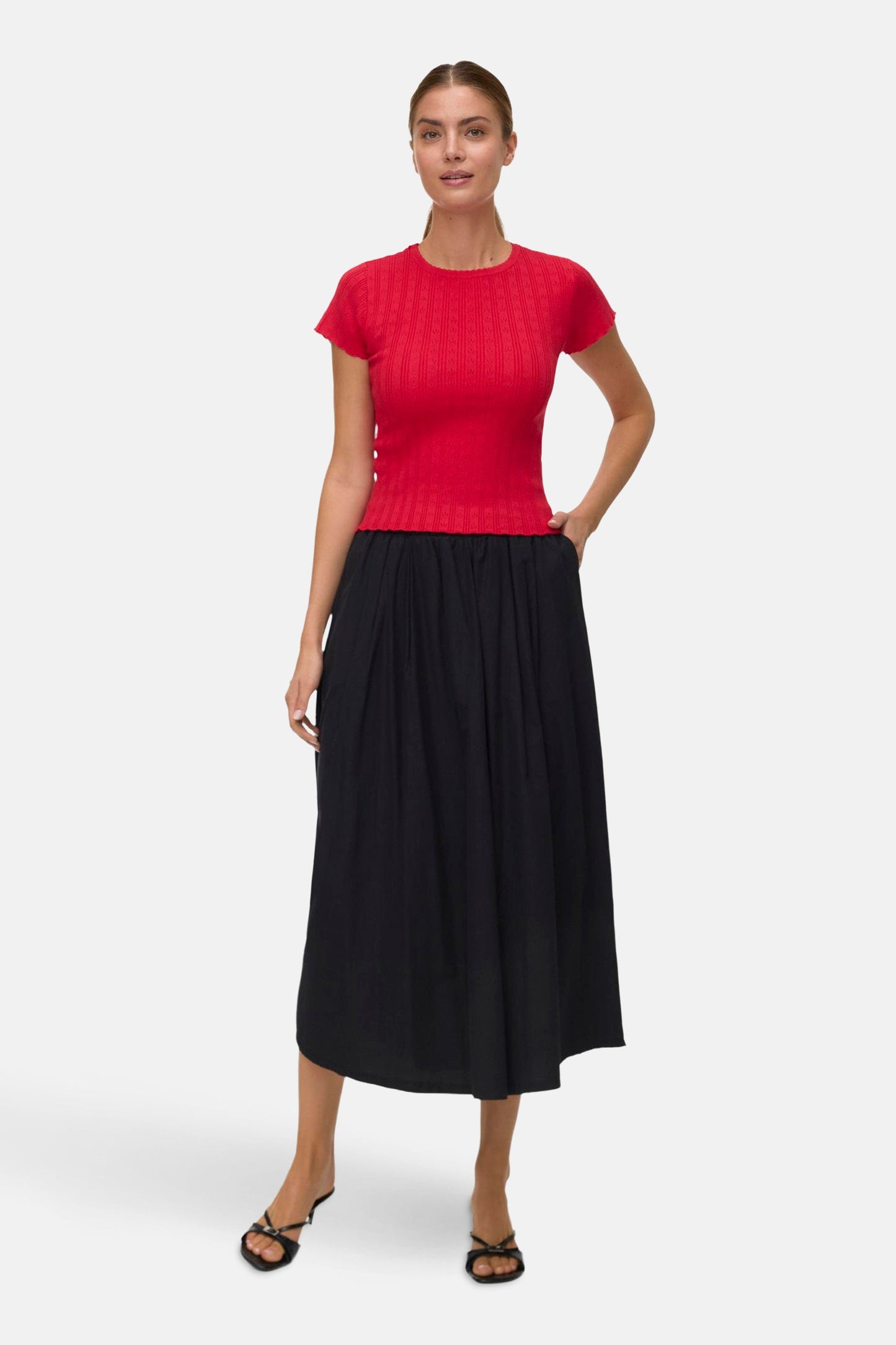 T-shirt met korte mouwen - rood