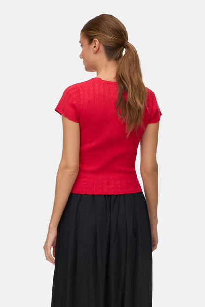 T-shirt met korte mouwen - rood