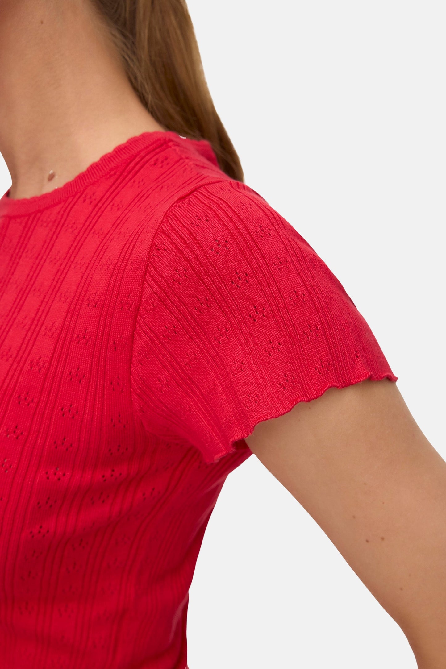 T-shirt met korte mouwen - rood