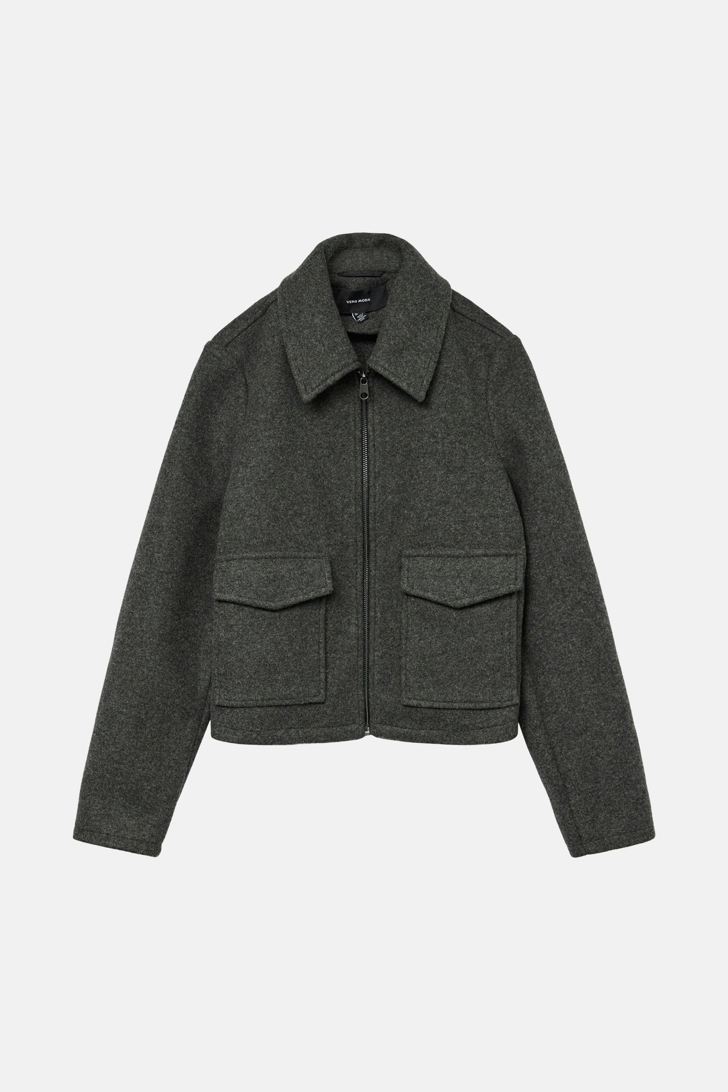 Korte jas grijs - VERO MODA®