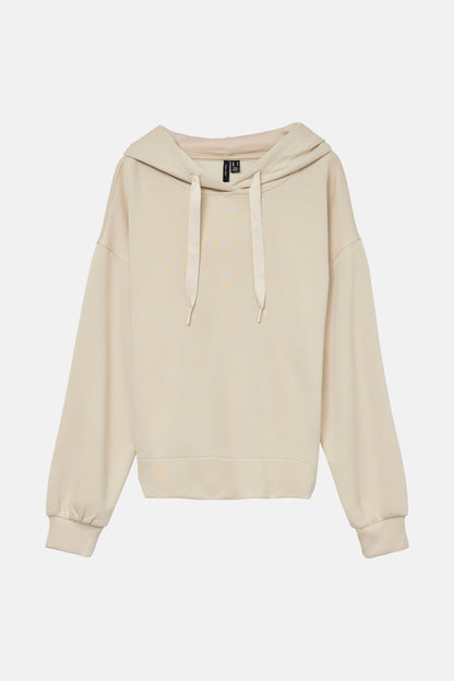 Ecru Hoodie Sweater