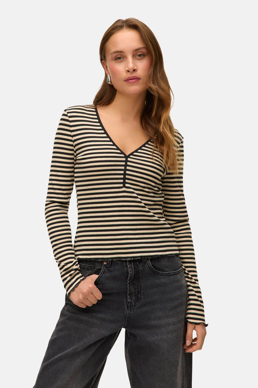 T-shirt (lange mouwen) zwart - VERO MODA®