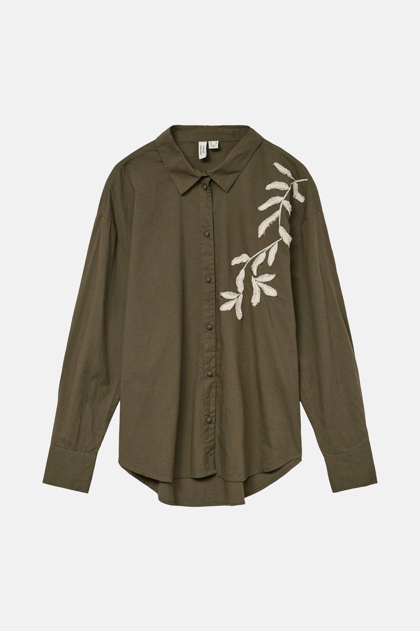 Hemd met lange mouwen - khaki