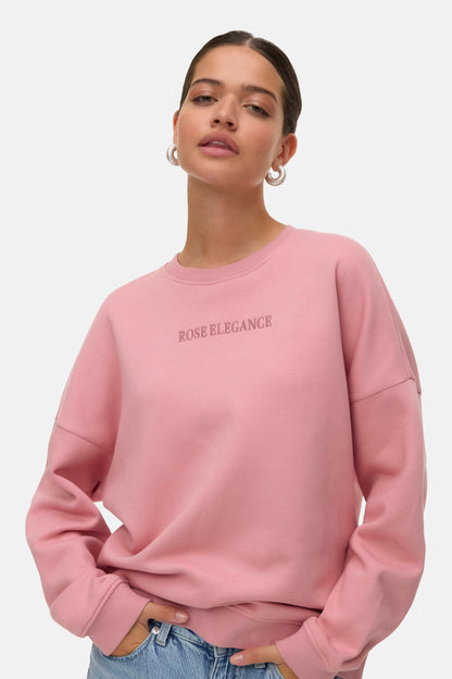 Sweater met ronde hals roze - VERO MODA®