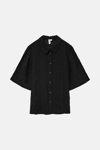 Korte Mouwen Shirt - Zwart