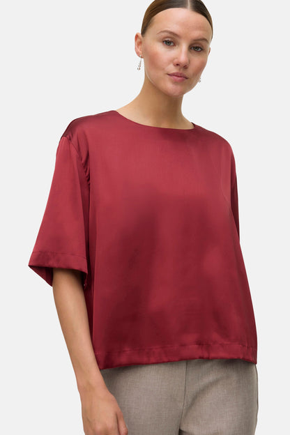 Korte Mouwen Blouse - Rood