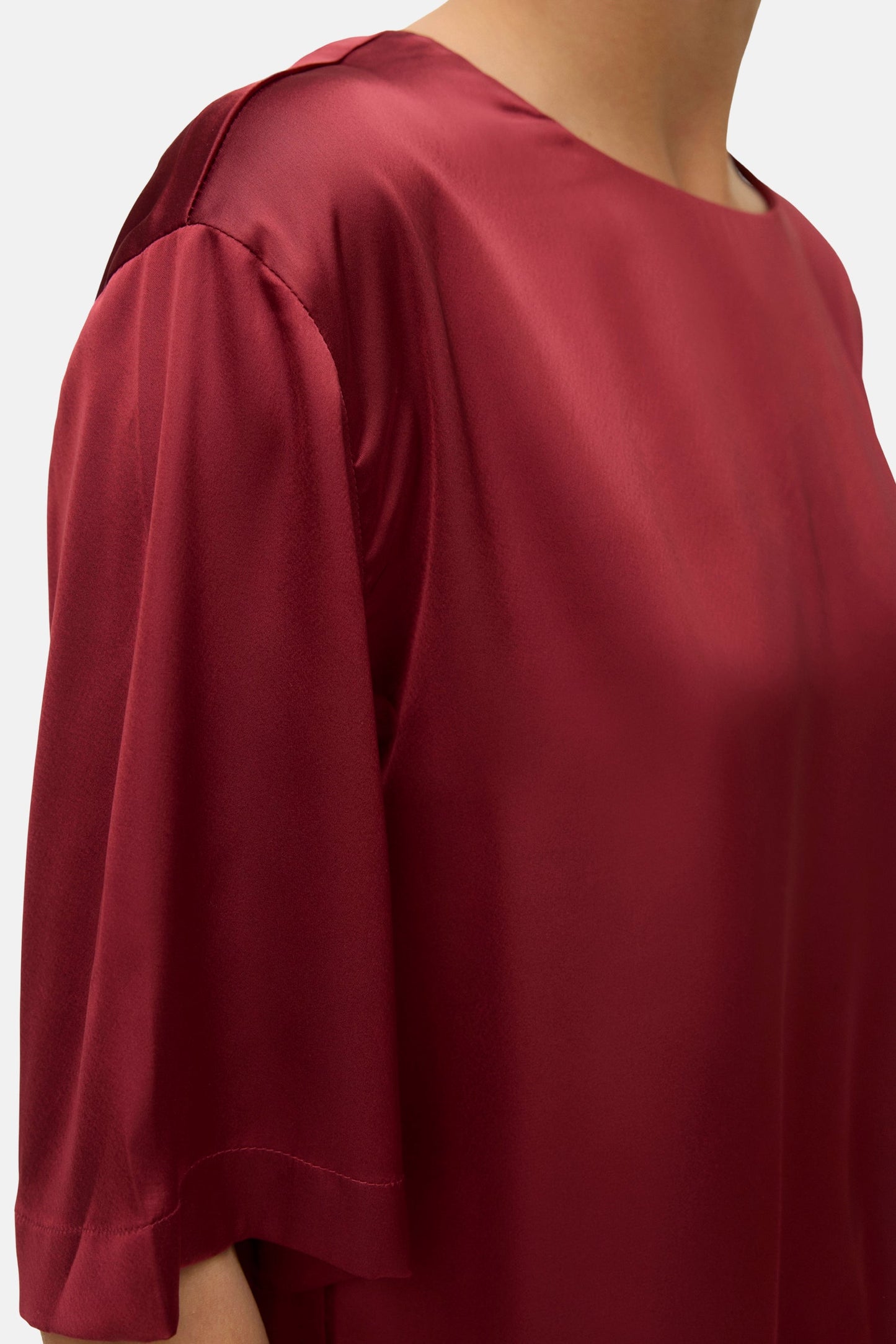 Korte Mouwen Blouse - Rood