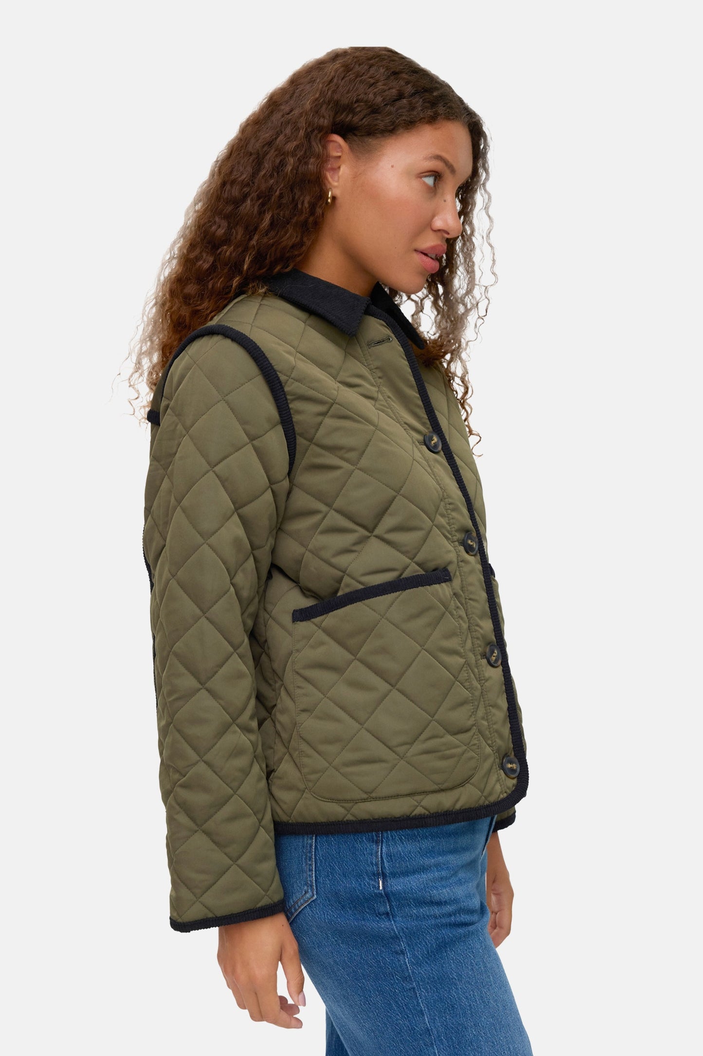 Korte jas groen - VERO MODA®