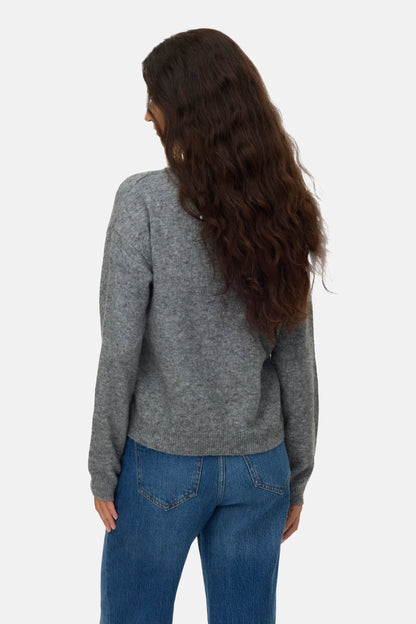 Trui met ronde hals grijs - VERO MODA®