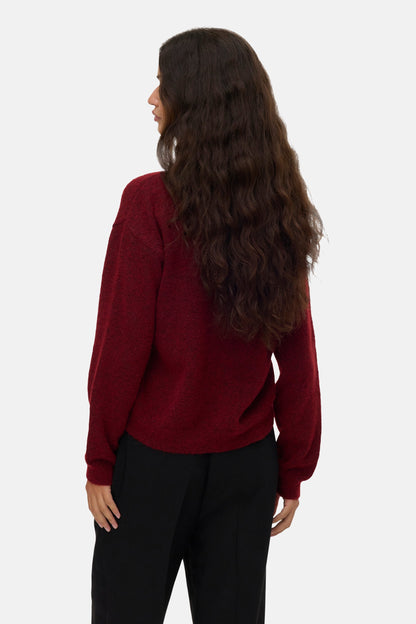 Trui met ronde hals rood - VERO MODA®