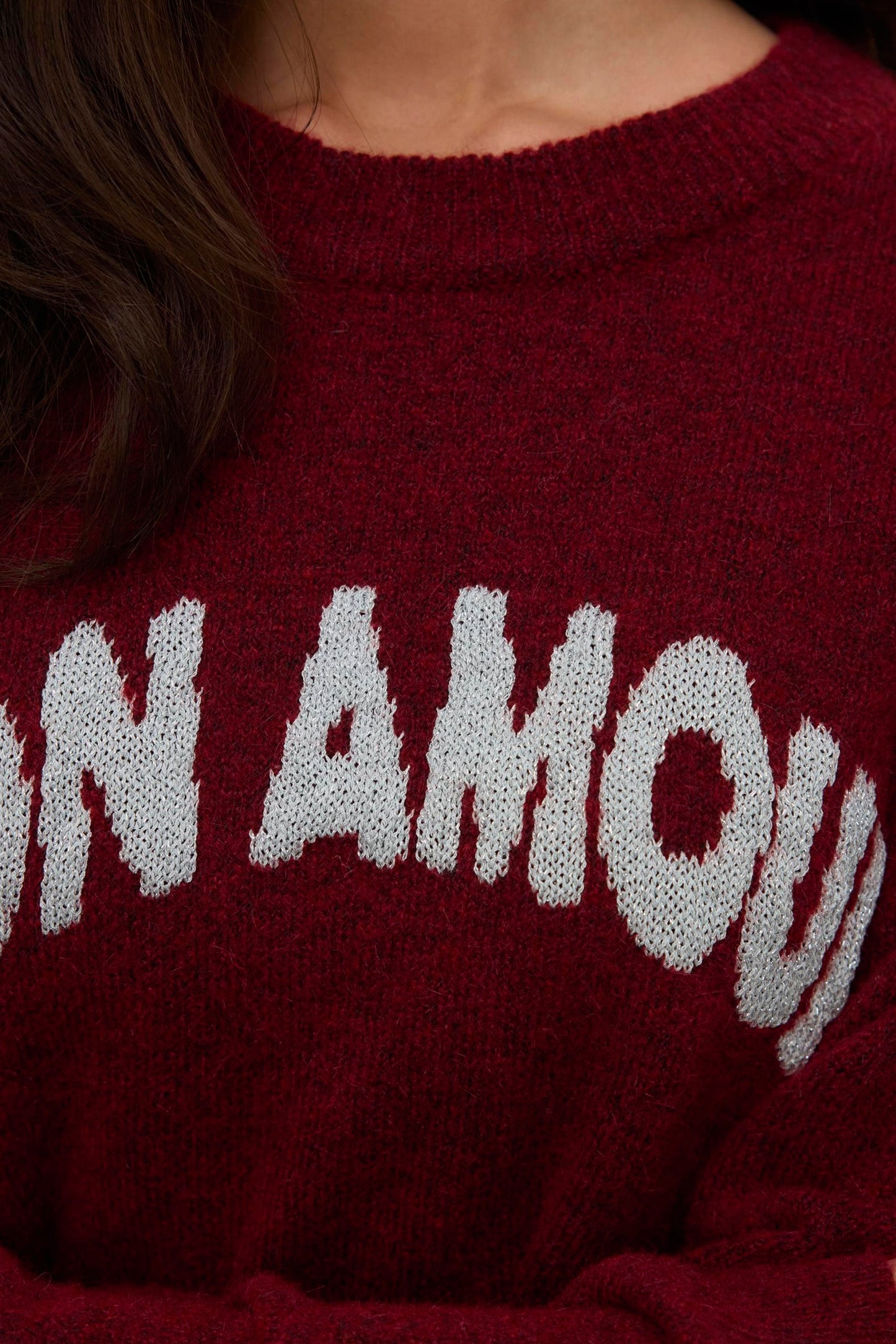 Trui met ronde hals rood - VERO MODA®