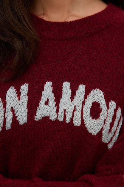 Trui met ronde hals rood - VERO MODA®