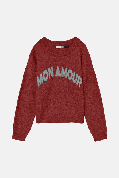 Trui met ronde hals rood - VERO MODA®