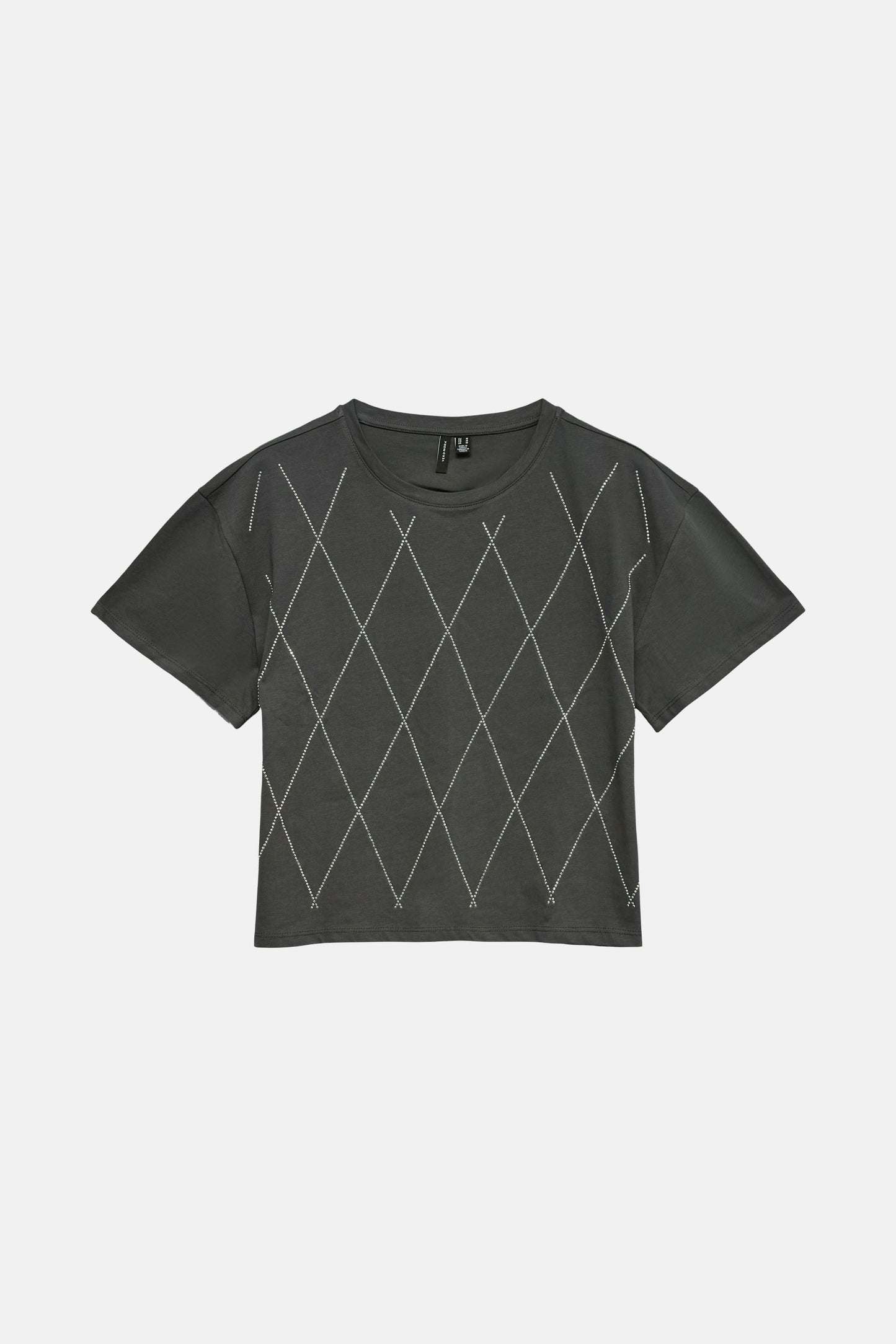 Grijze Korte Mouwen T-shirt - VERO MODA®