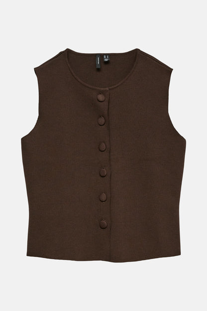 Gilet - Bruin