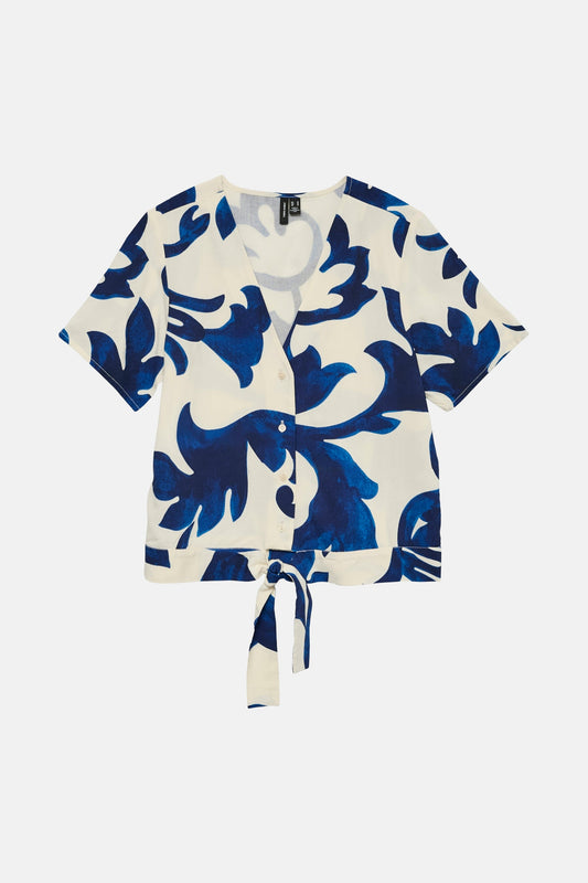 Korte Mouwen Hemd - Blauw