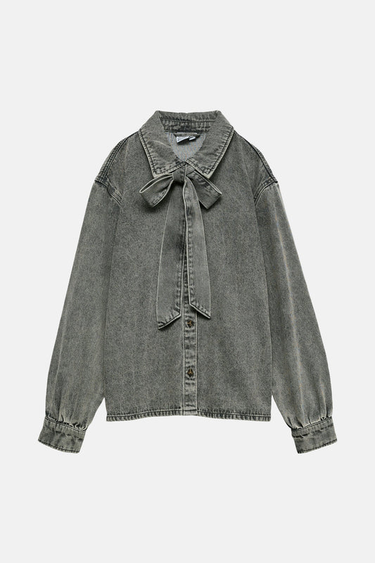 Jeanshemd - Middengrijze denim
