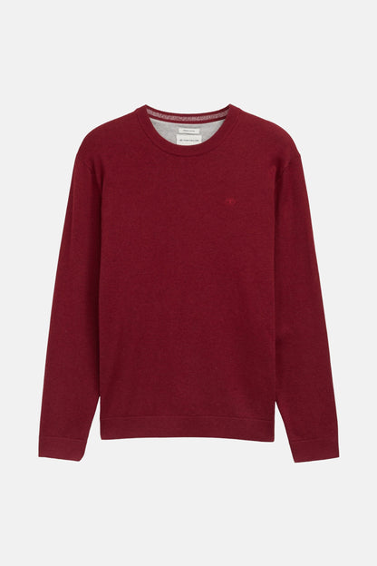 Trui met ronde hals - rood