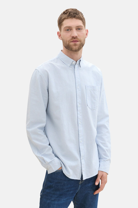 Hemd (lange mouwen) blauw - TOM TAILOR