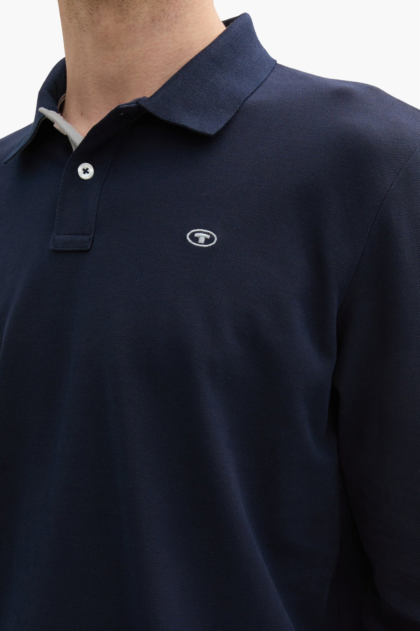 Lange Mouwen Polo - Blauw