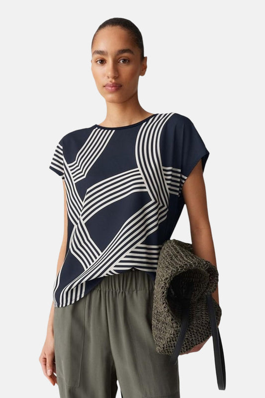 Korte Mouwen Blouse - Zwart