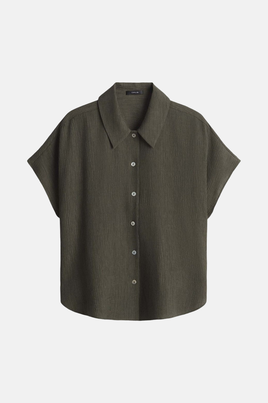 Korte Mouwen Hemd - Groen