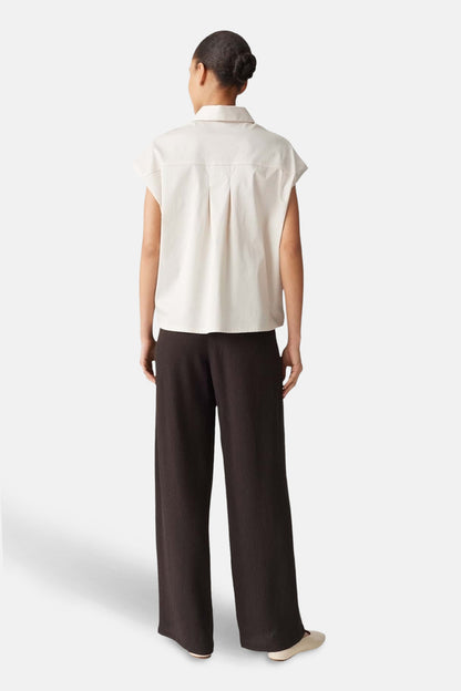 Ecru Button-Up Shirt