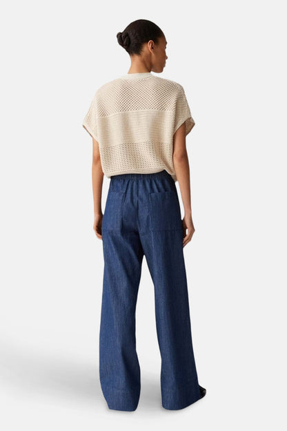Mid Blue Denim Trousers