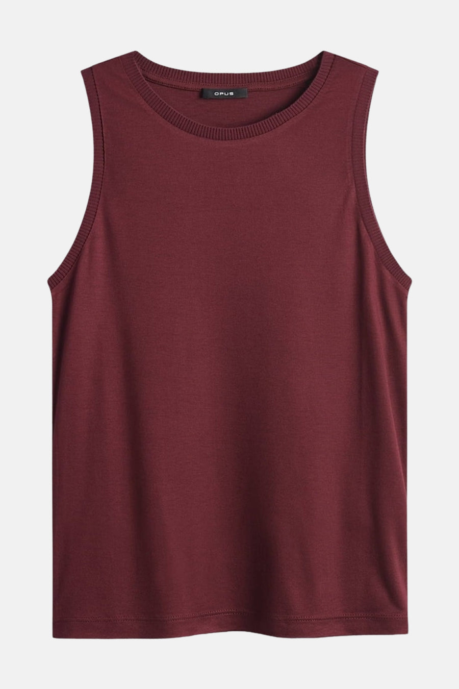 Bordeaux Sleeveless Top