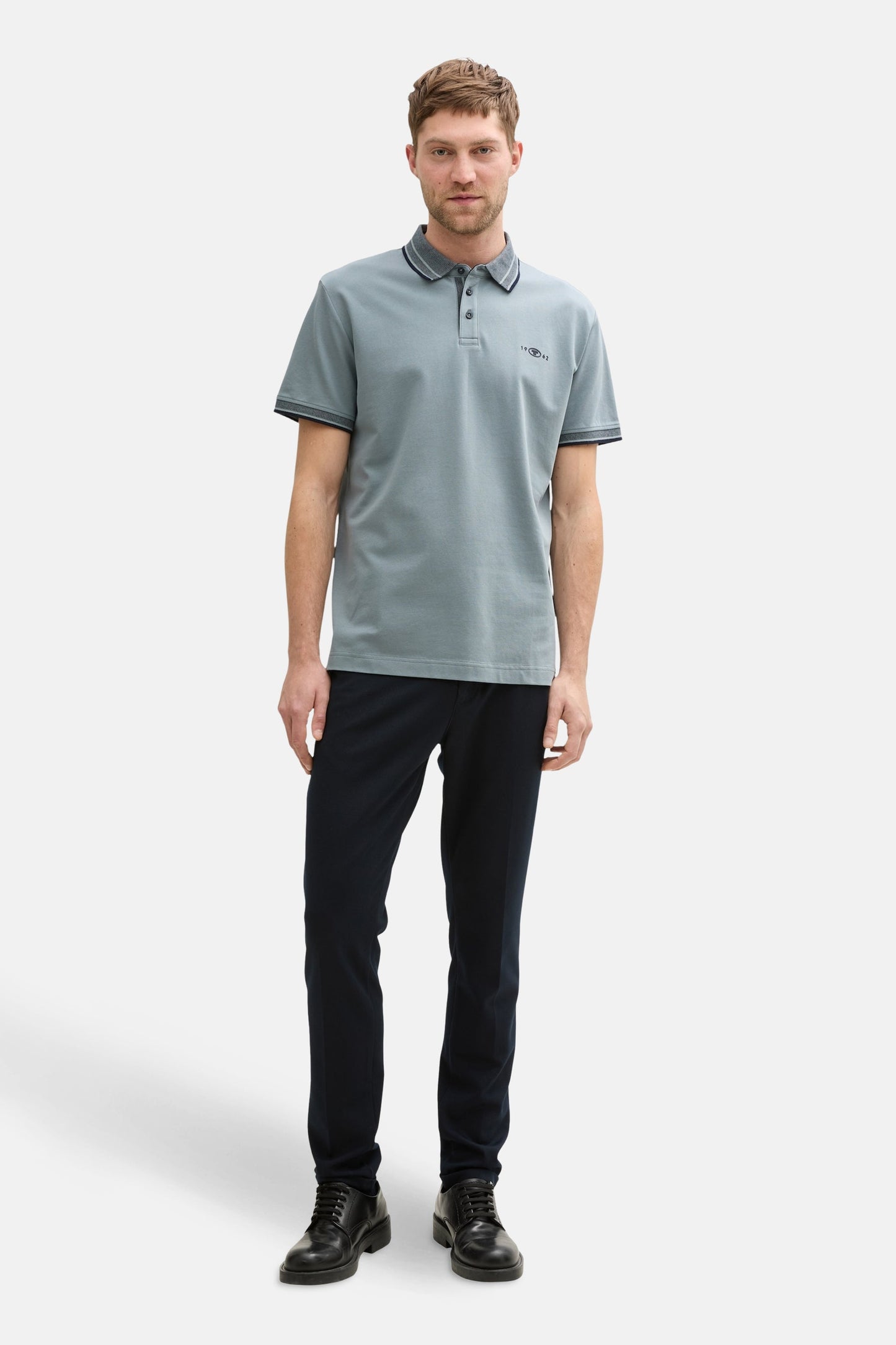 Polo met korte mouwen - blauw