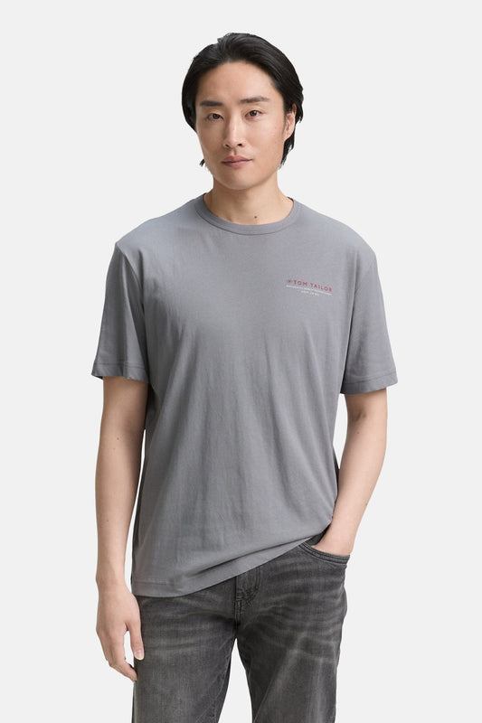 T-shirt (korte mouwen) grijs - TOM TAILOR