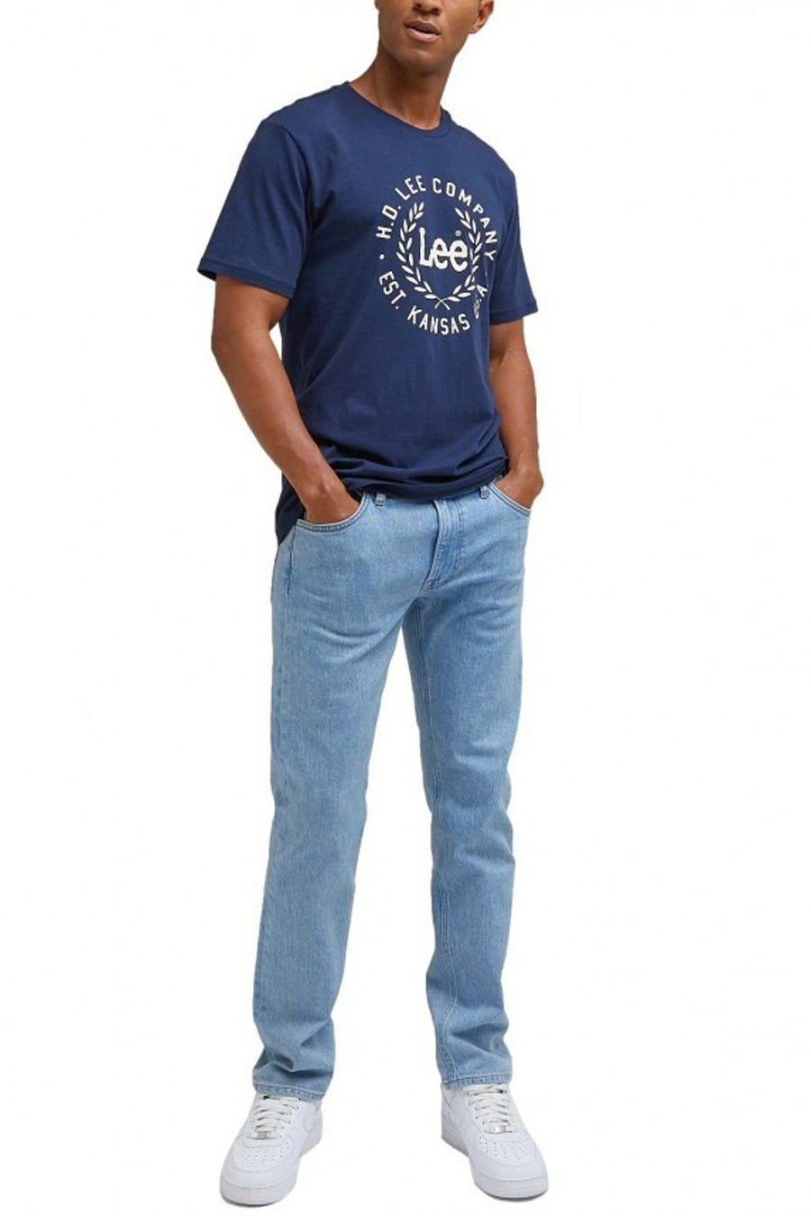 Rechte jeans lichtblauwe denim - Lee®