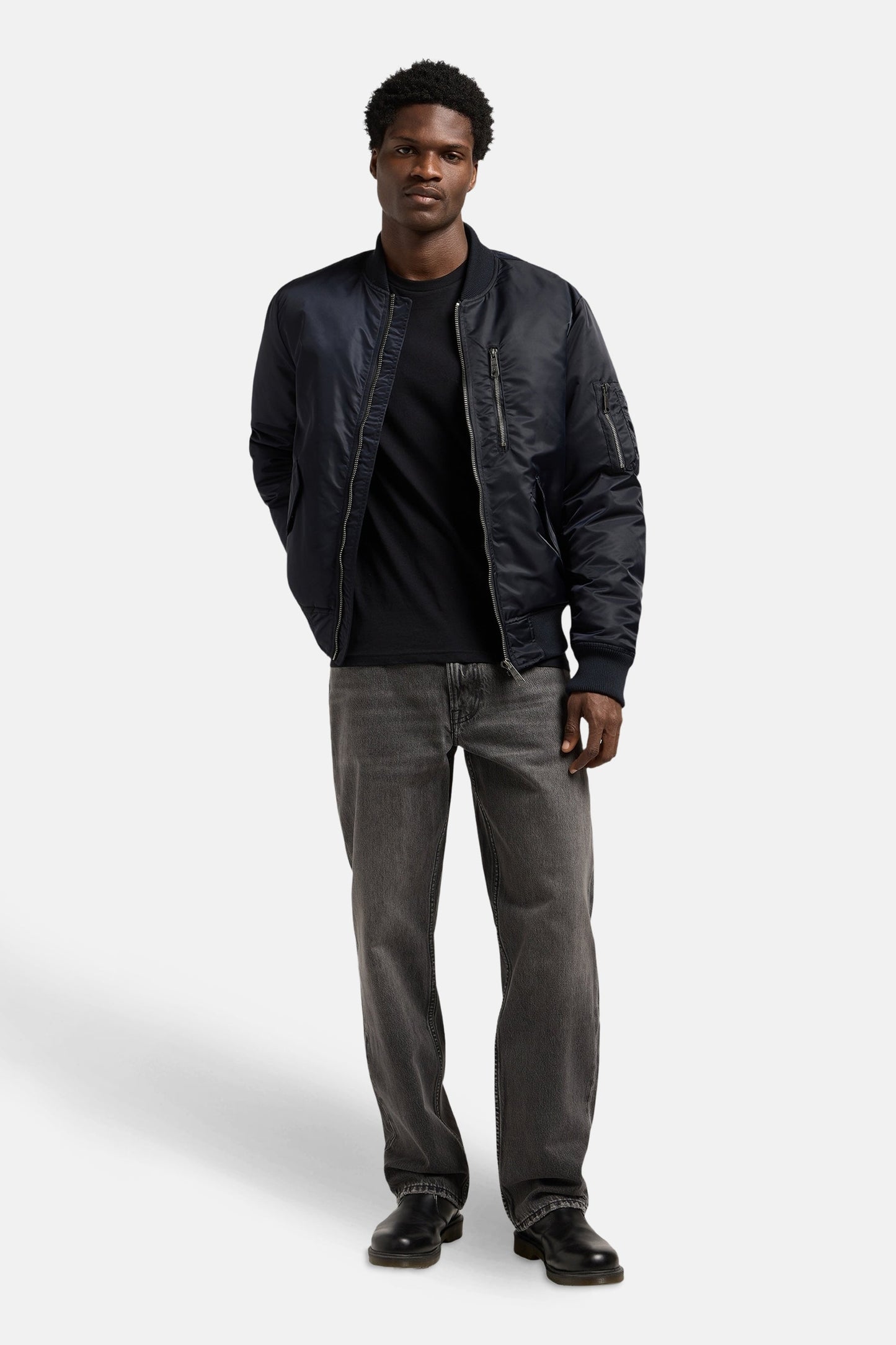 Donkergrijze Denim Rechtaflopende Jeans - Lee®