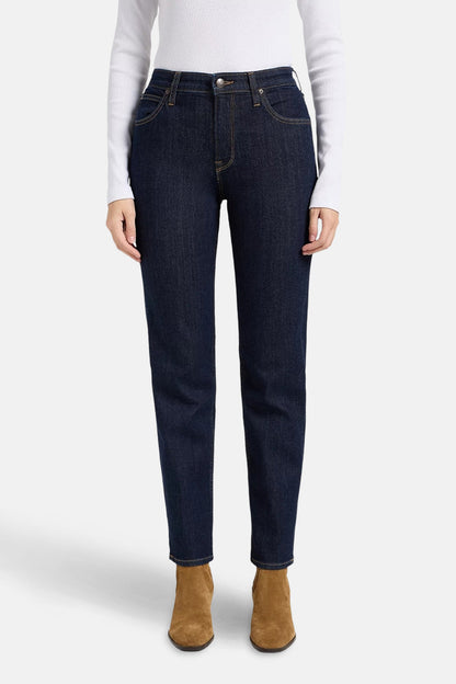 CAROL - Donkerblauwe Denim Jeans
