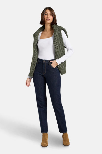 CAROL - Donkerblauwe Denim Jeans