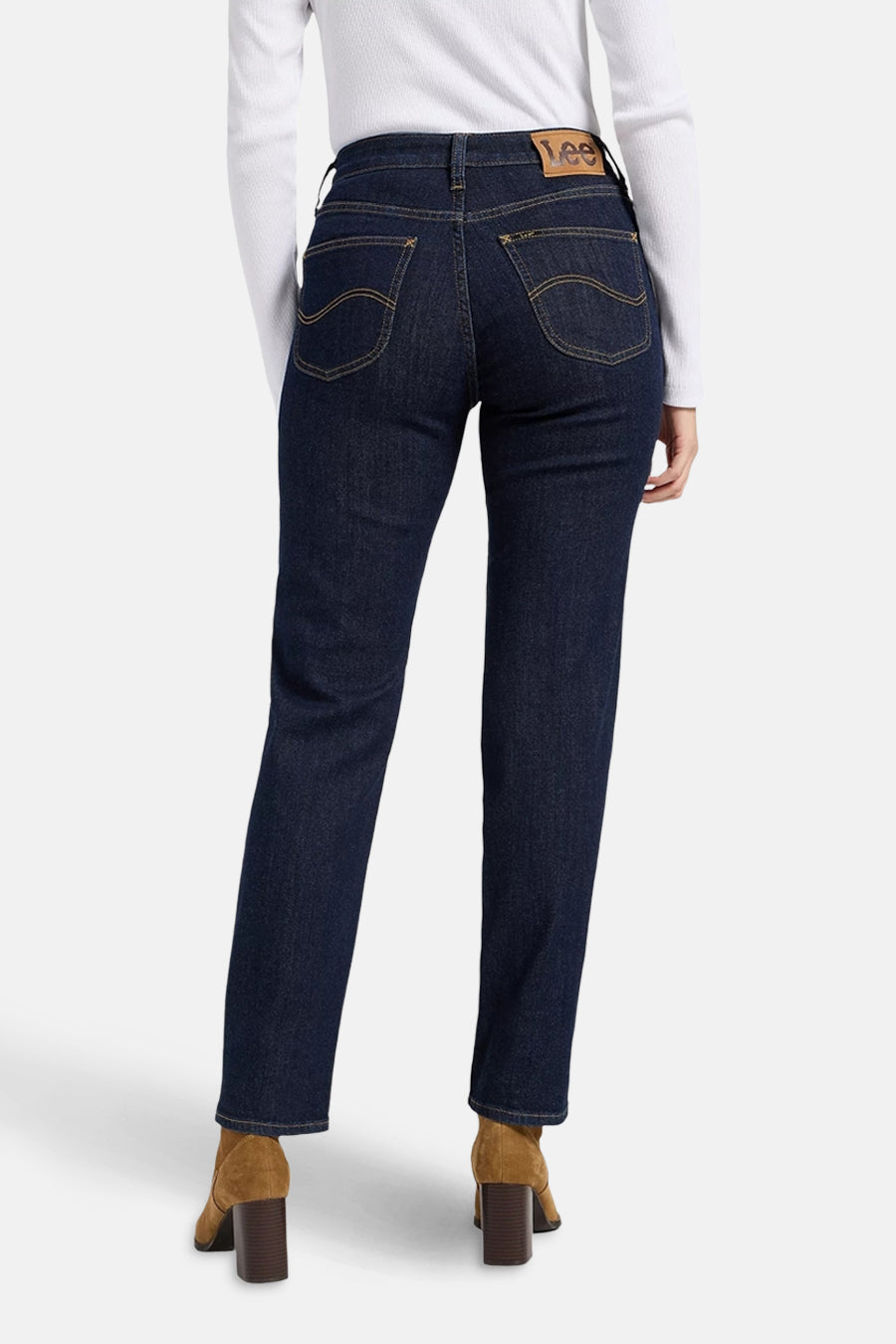 CAROL - Donkerblauwe Denim Jeans