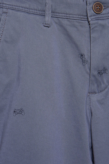 Blauwe Bermuda Shorts
