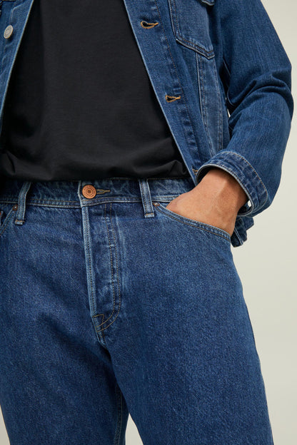 Rechte Jeans - Middenblauwe Denim