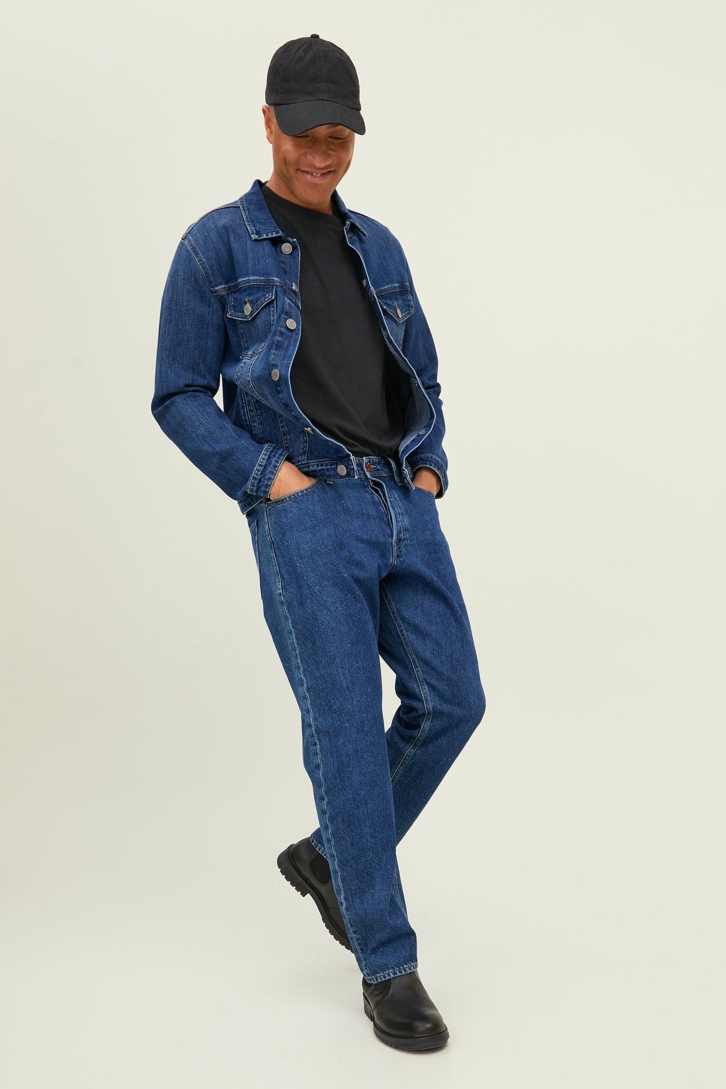 Rechte Jeans - Middenblauwe Denim