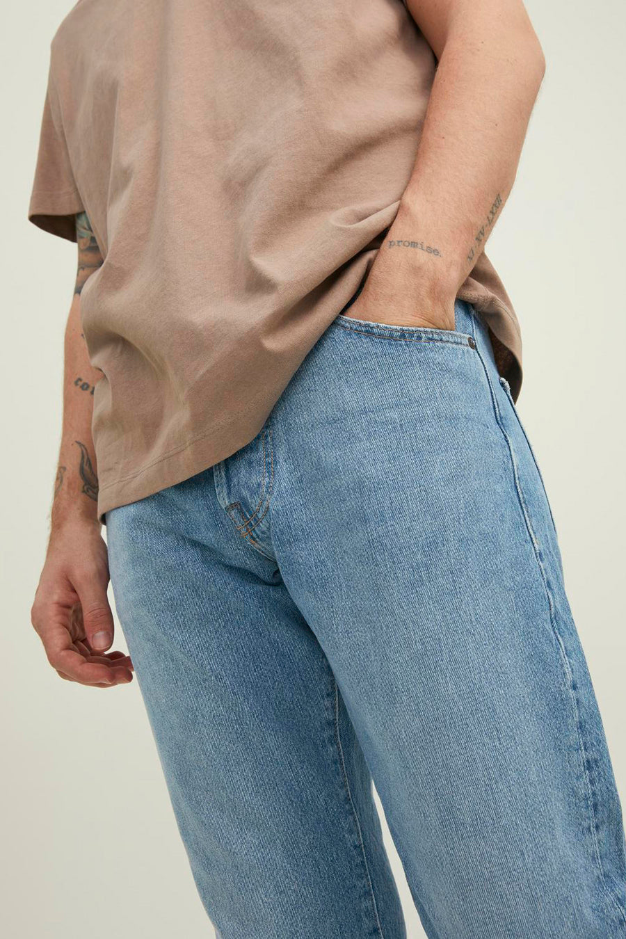 CHRIS - Lichtblauwe Denim Jeans