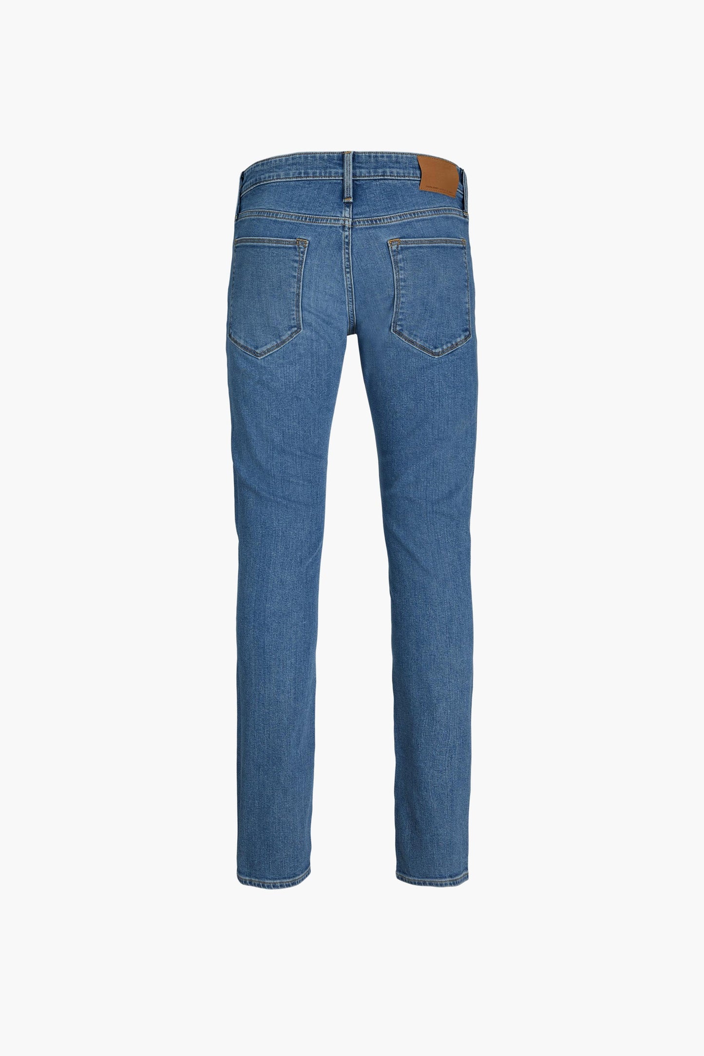 Mid Blue Denim Slim-Fit Jeans