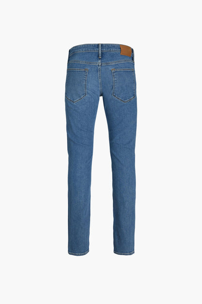 Mid Blue Denim Slim-Fit Jeans