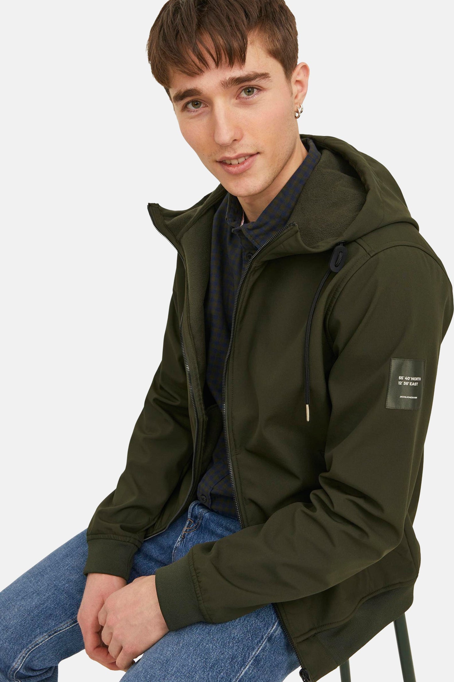 Jas (kort) groen - CORE BY JACK & JONES