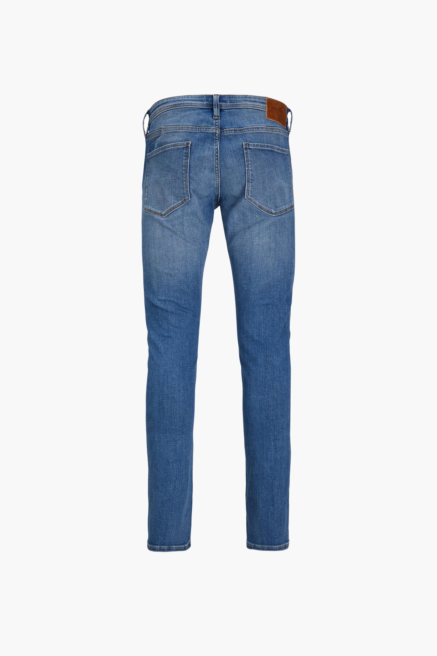 Mid-Blue Denim Slim Fit Jeans