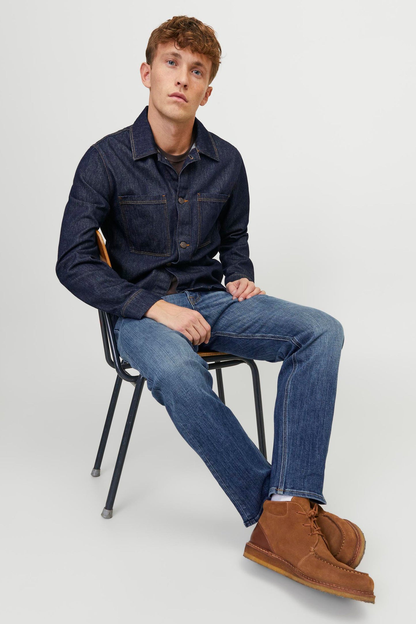 CHRIS - Lichtblauwe Denim
