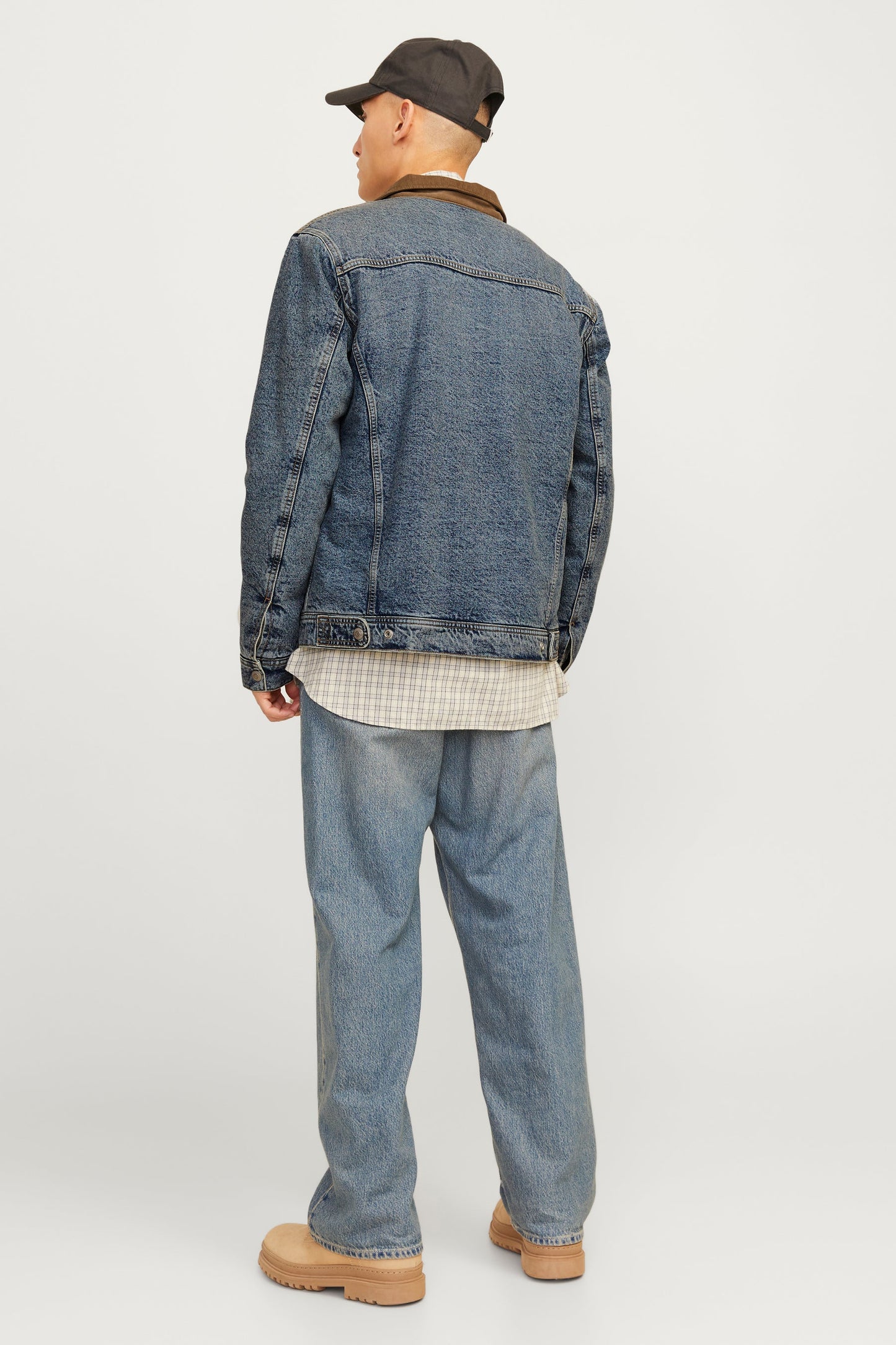 Donkerblauwe Denim Jeansjack