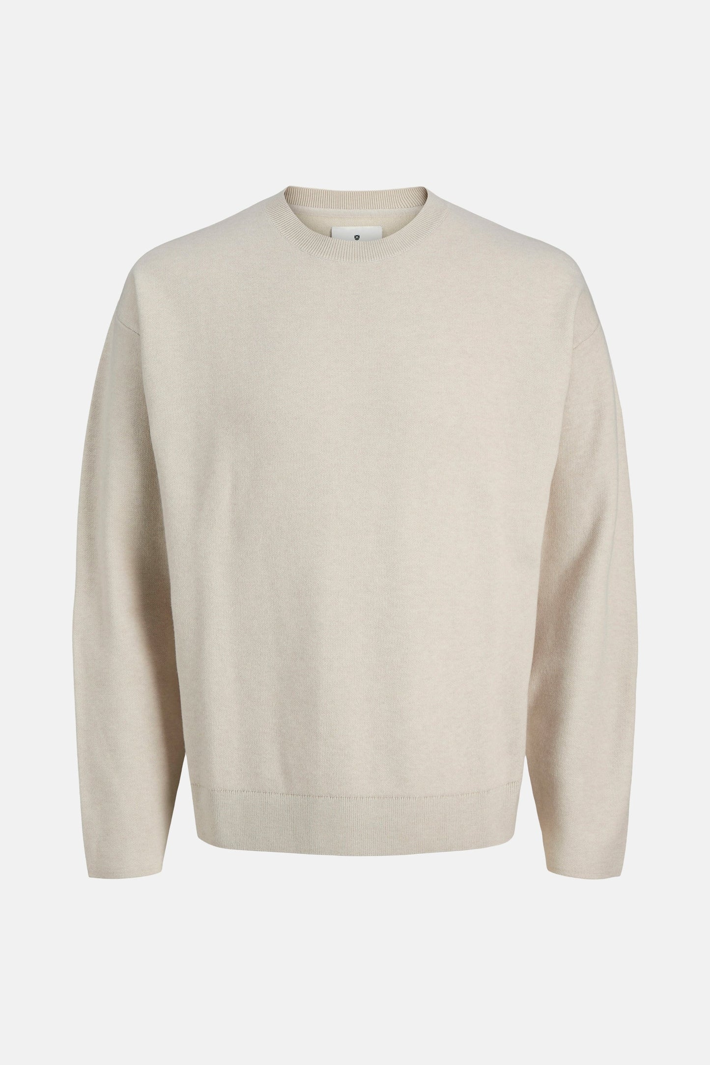 Beige Ronde Hals Trui - PREMIUM by JACK & JONES