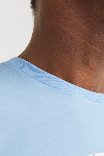 Blauwe Korte Mouwen T-shirt - ORIGINALS BY JACK & JONES
